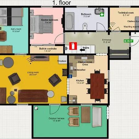Family House Near To Baltic Sea In 